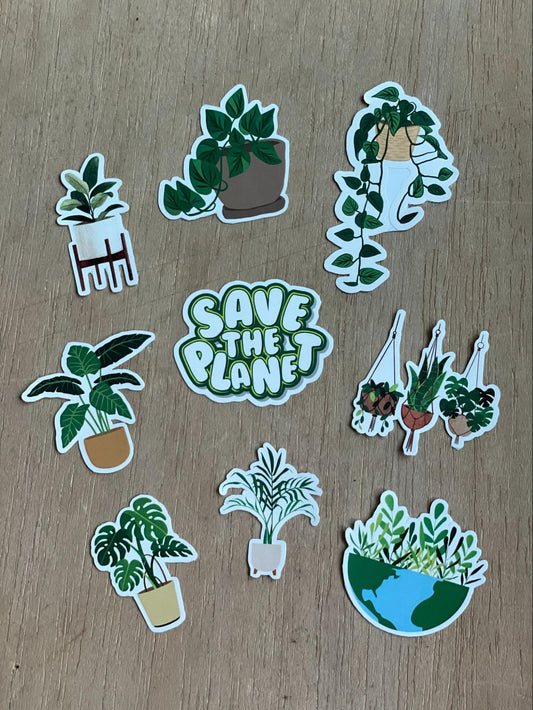 Eco Warriors Sticker Set